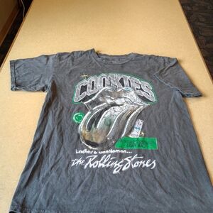 Cookies SF x The Rolling Stones Collaboration Gray Graphic Size Large